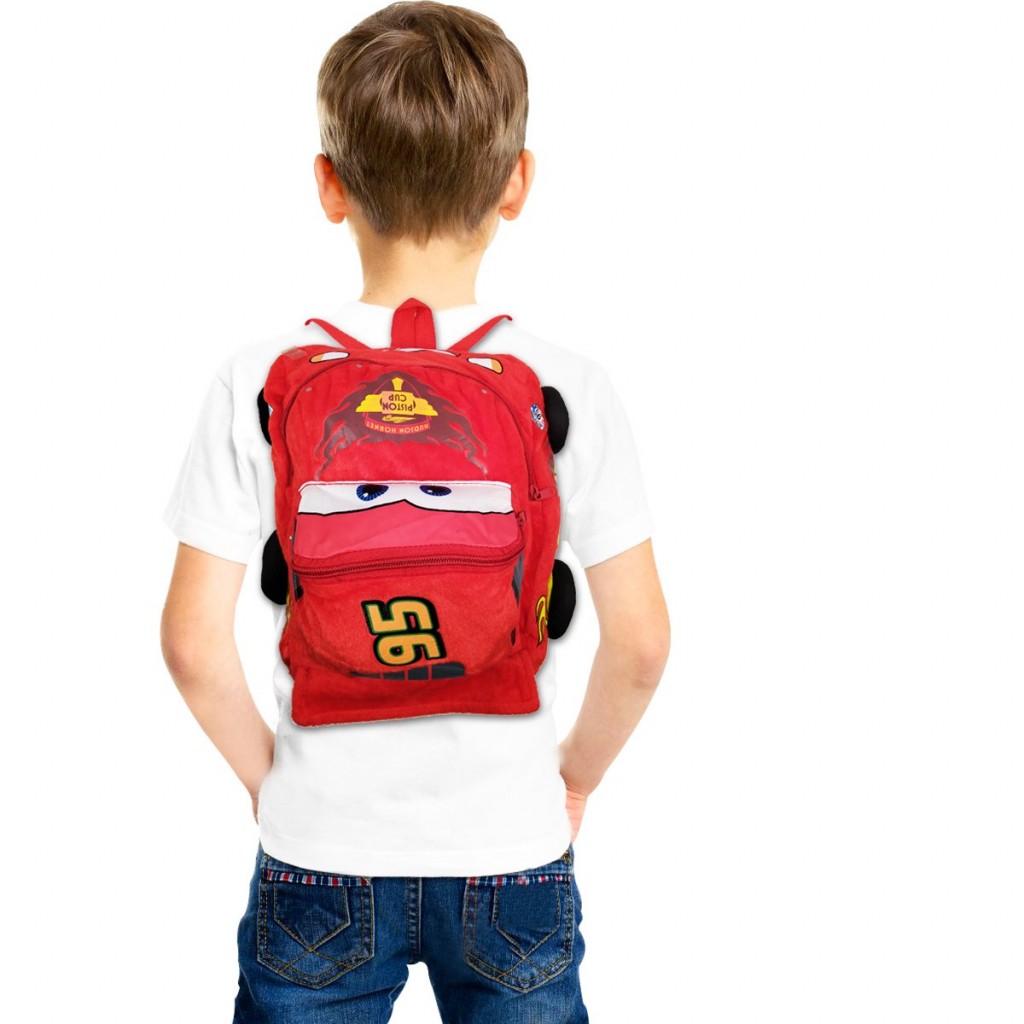 BOLSO MORRAL RAYO MCQUEEN MALETA ESCOLAR NIÑOS ACCESORIOS