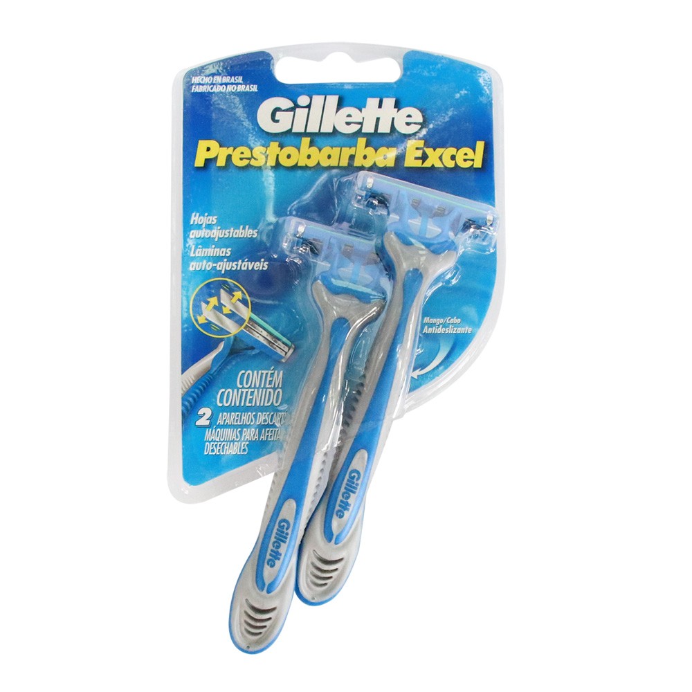 PRESTOBARBA EXCEL GILLETTE  x 2UNDS