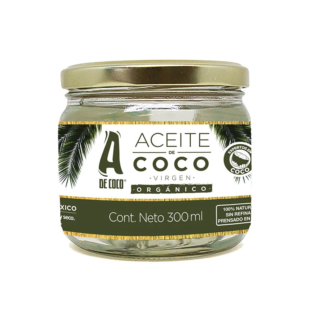 ACEITE COCO EXTRA VIRGEN ORGANICO*300ML