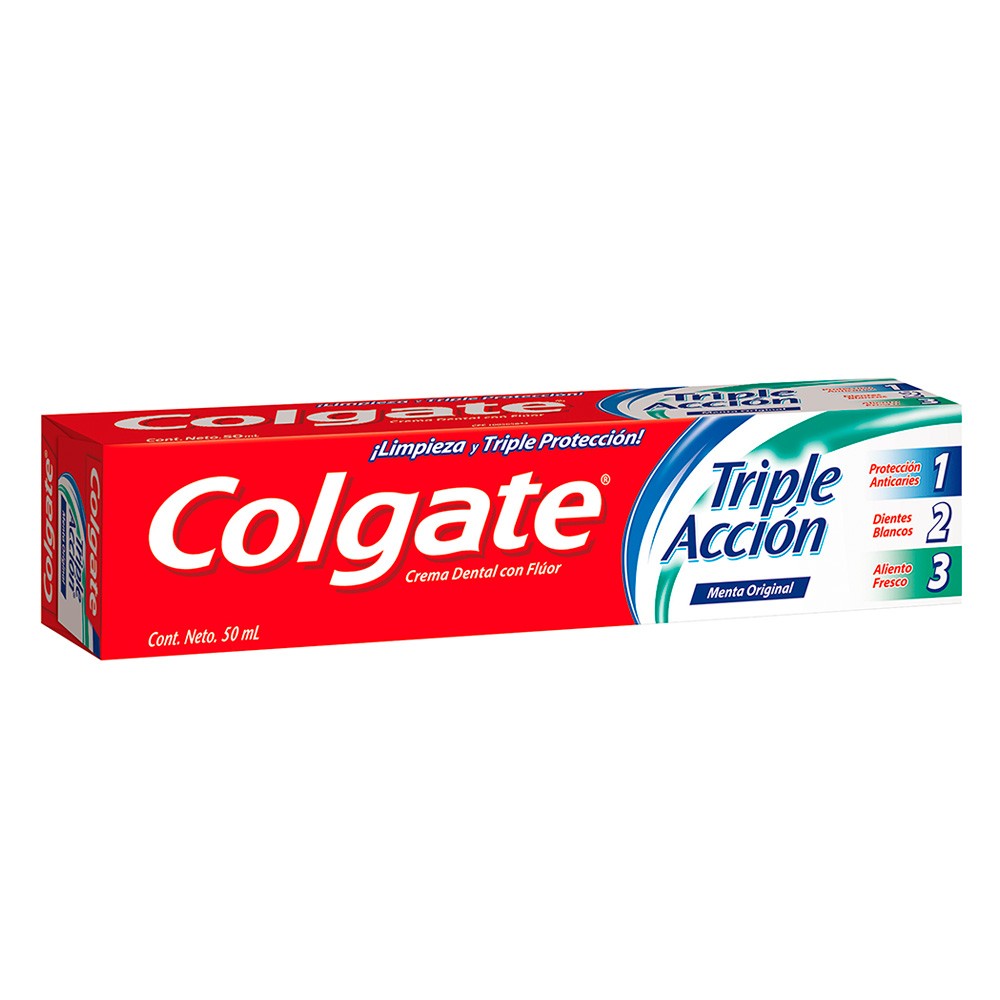 CREMA DENTAL COLGATE TRIPLE ACCION *50ML