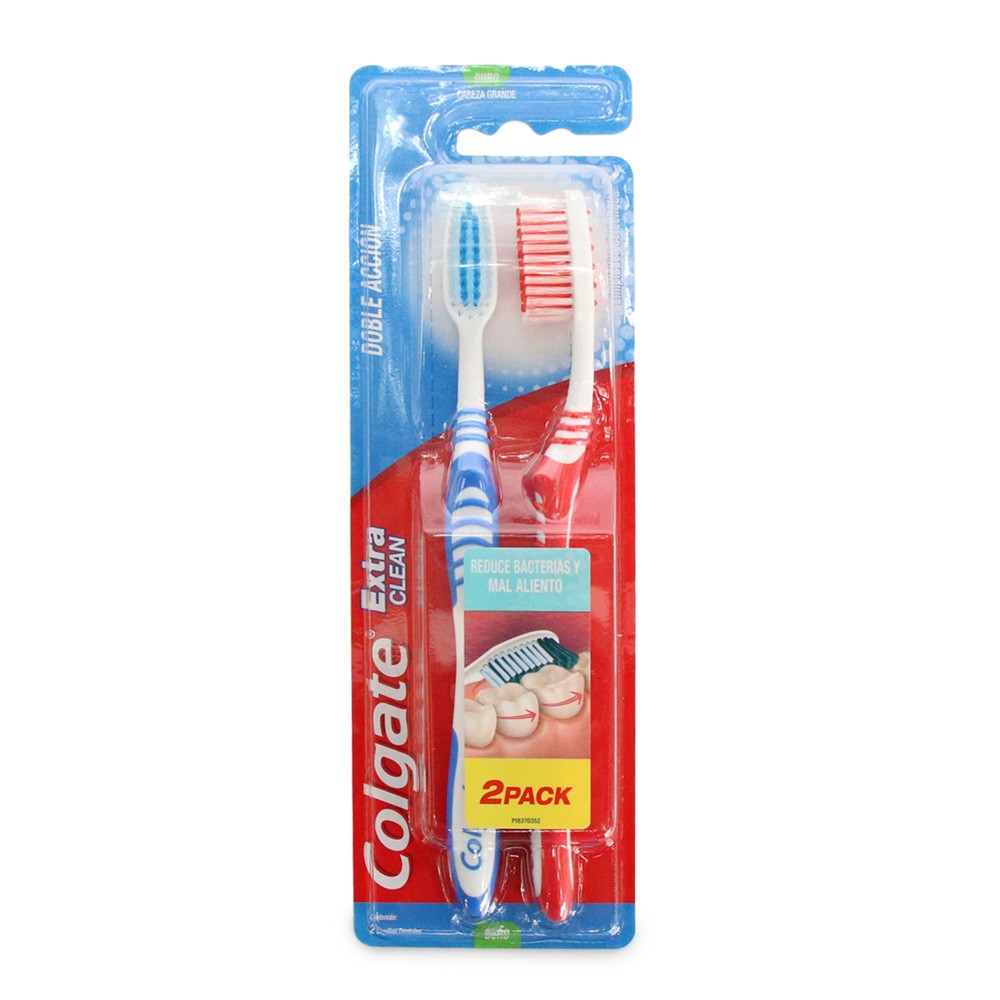 CEPILLO COLGATE EXTRA CLEAN 2X1 FIRME