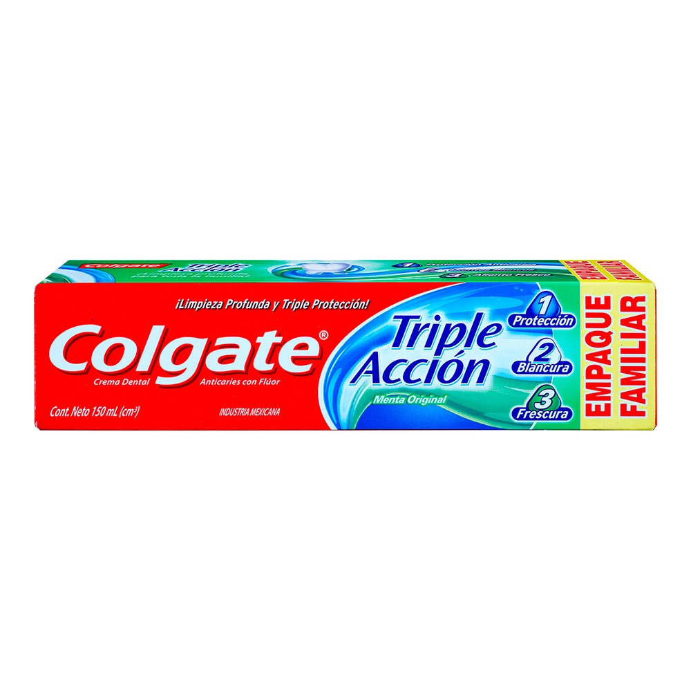 CREMA DENTAL COLGATE TRIPLE ACCION*150ML