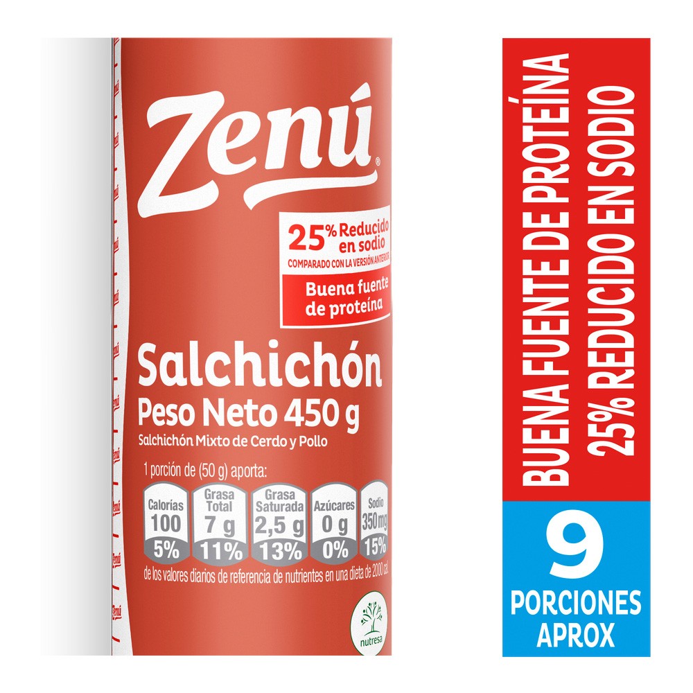 SALCHICHON TRADICION  ZENU*450GR