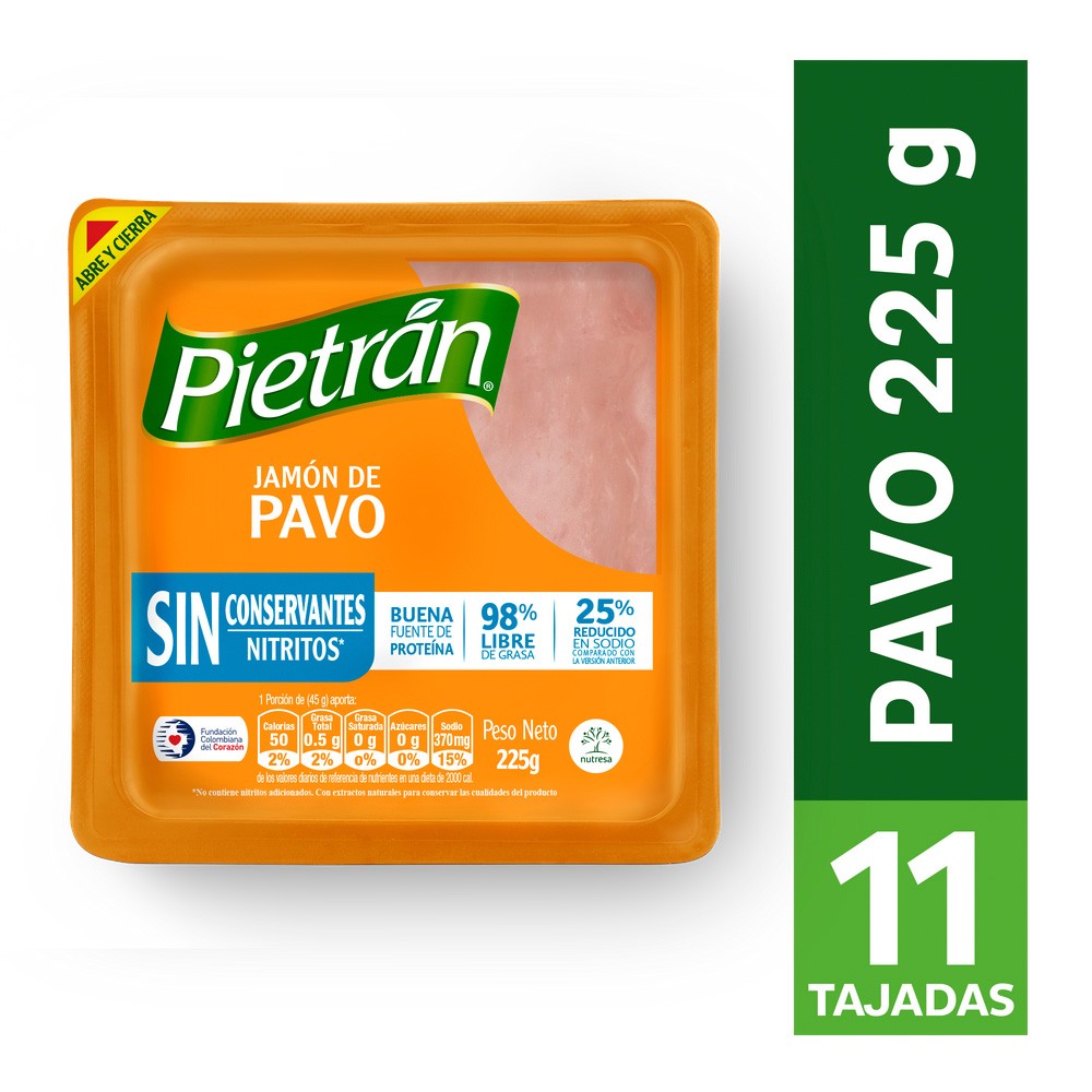 JAMON PAVO PIETRAN  x 225GR