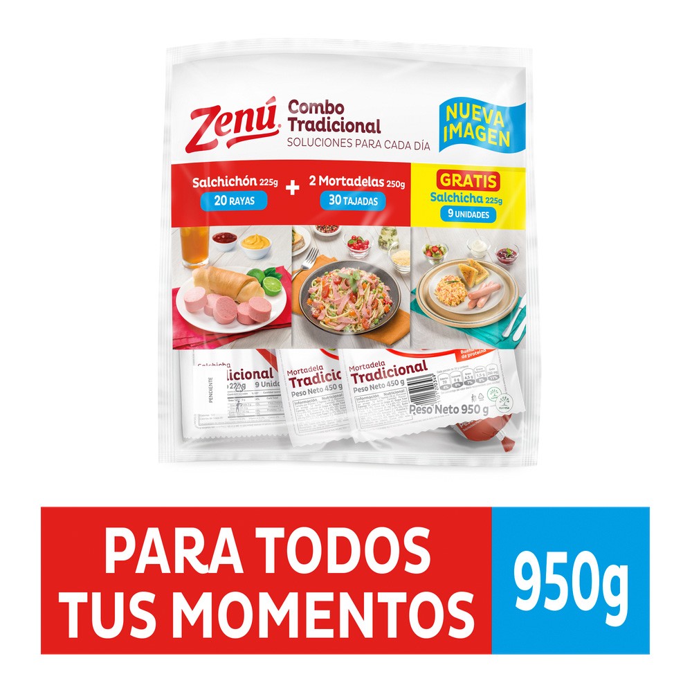 2MORTA*250+SALCHON*225+SACHI*225GR ZENU