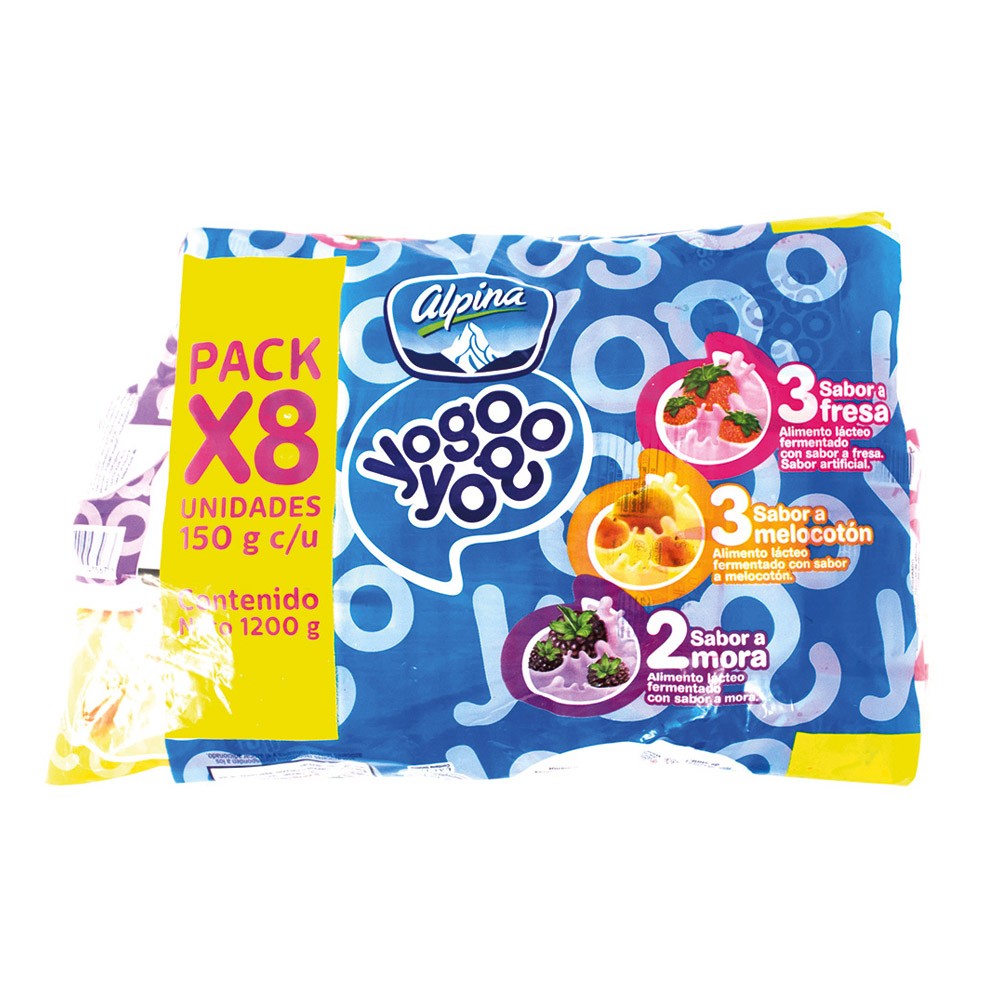 PAQ YOGO ALPINA SURT 8 U x 150gr