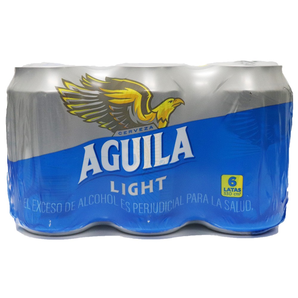 CERVEZA LATA AGUILA LIGHT X6 x 330ML
