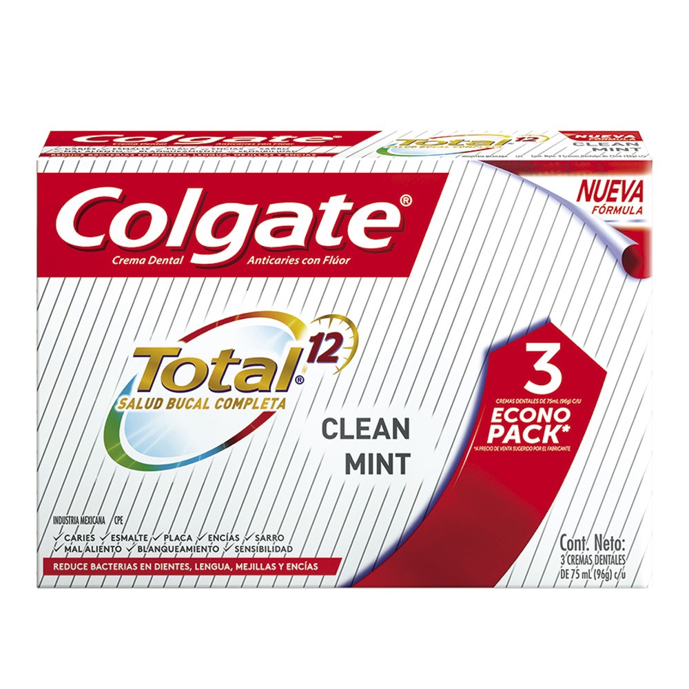 CREMA DENTAL COLGATE TOTAL X3UND x 75ML