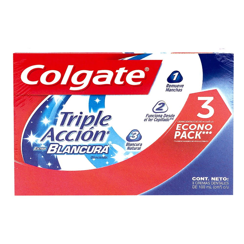 CREMA DENTAL EXTRABLANCURA COLGA 3*100ML
