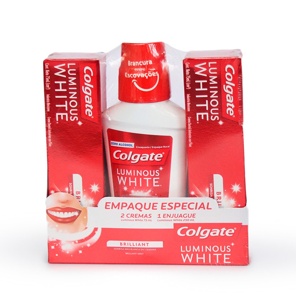 CREMA DENTAL LUMINOUS 2UND*75ML+ENJUAGUE