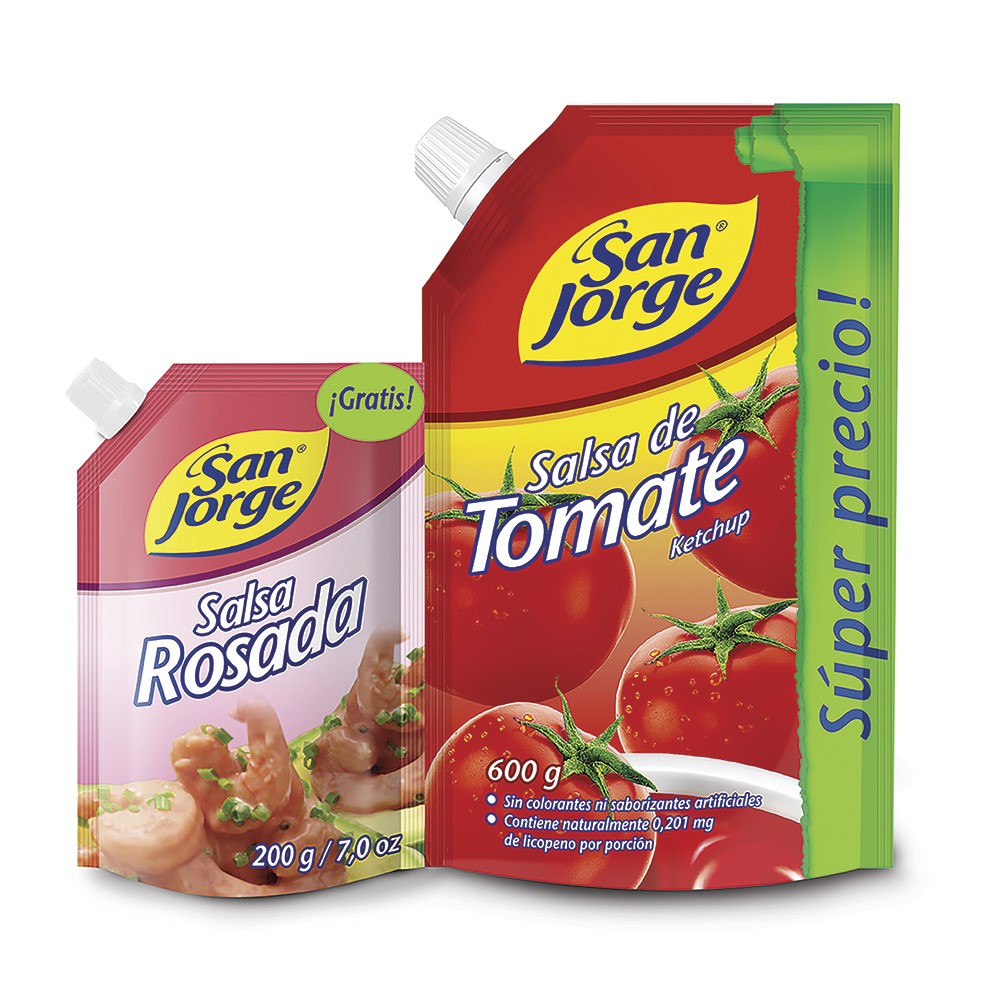 SALSA TOMATE S/J*600GR GTS ROSADA*200GR