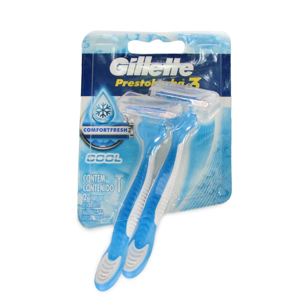 PRESTOBARBA 3 ICE GILLETTE  x 2 UND