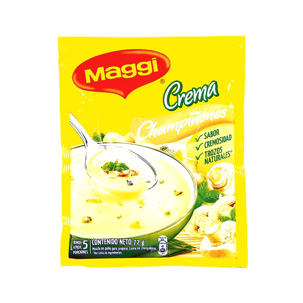 CREMA DE CHAMPIÑON MAGGY  x 72GR