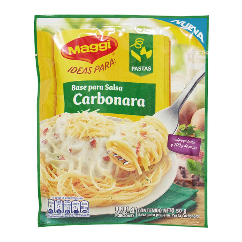 SALSA CARBONAR MAGGY  x 50GR