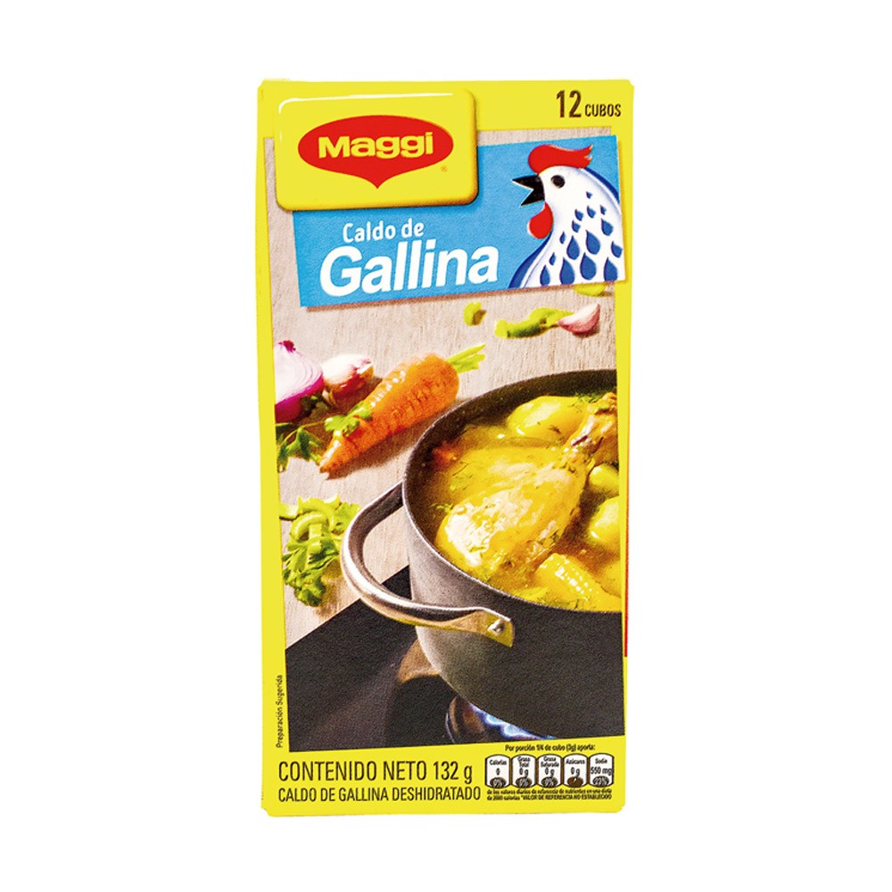CALDO GALLINA MAGGY 12U x 132GR