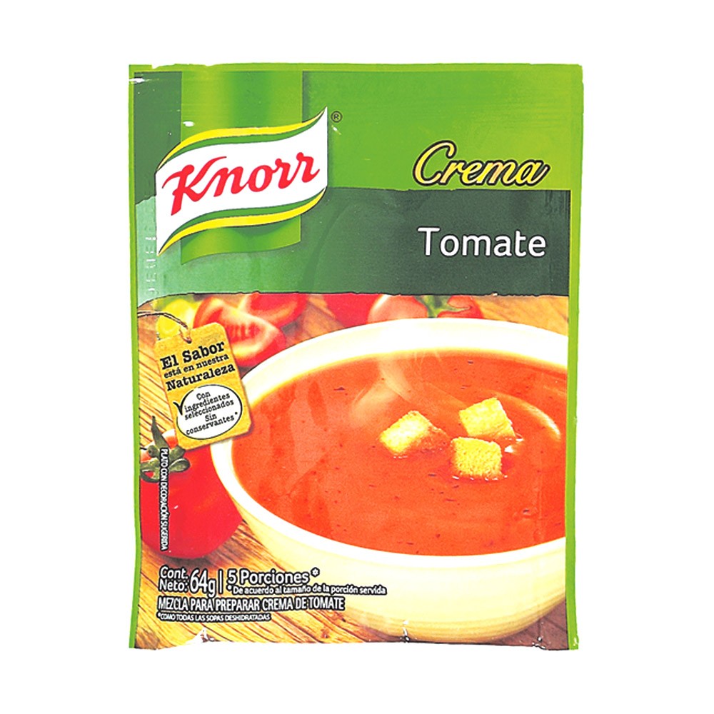 CREMA DE TOMATE KNORR  x 64GR
