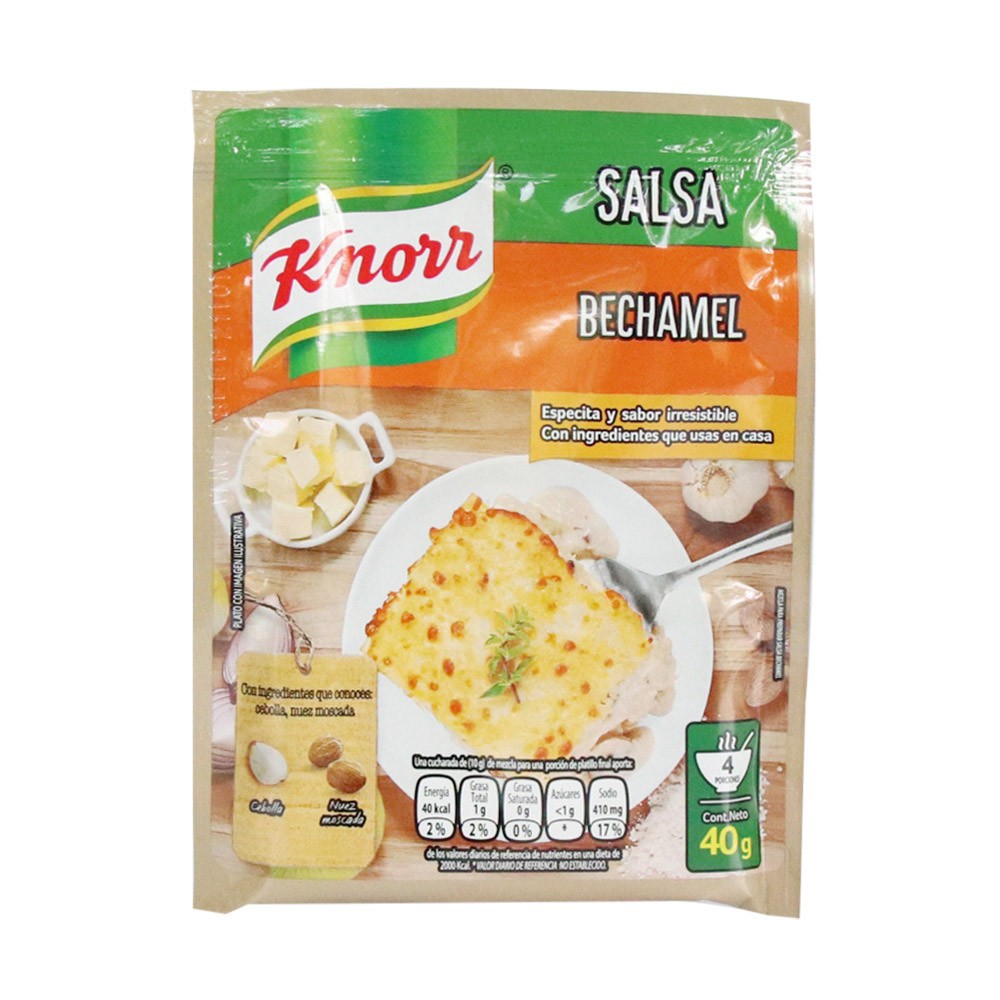 MEZCLA PREP SALSA BECHAMEL KNORR  x 40GR