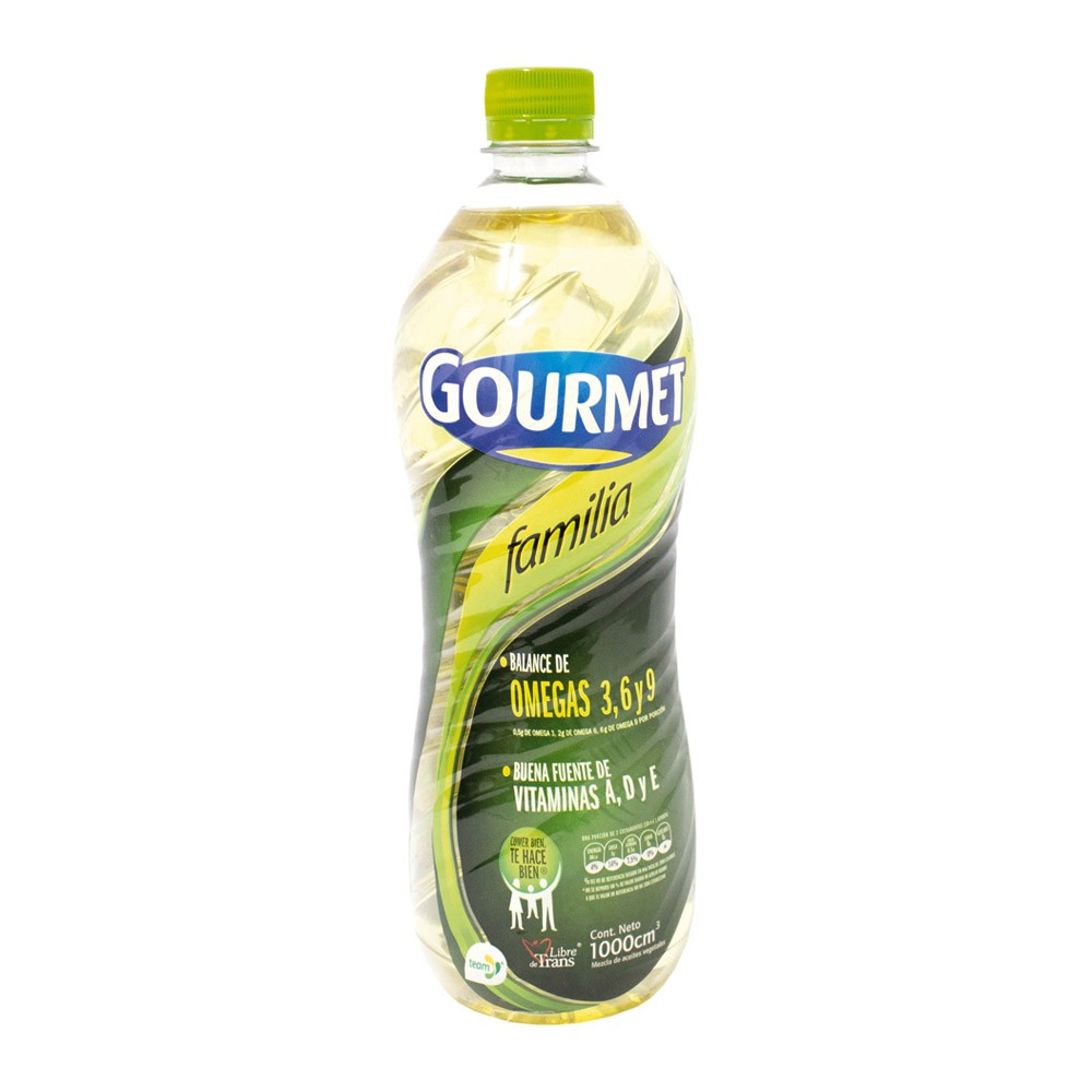 ACEITE GIRASOL PET GOURMET  x 1000ML