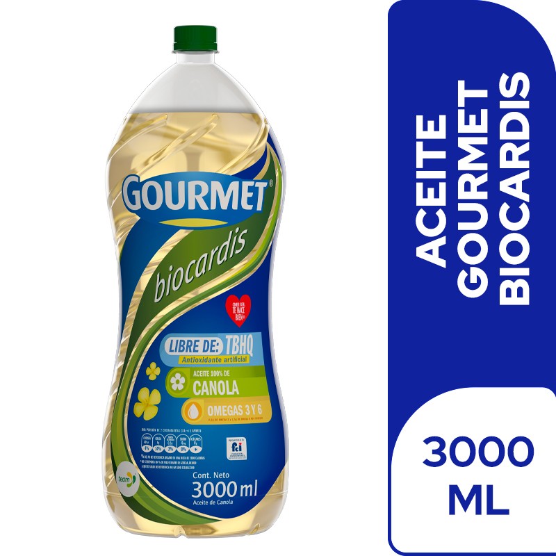 ACEITE CANOLA PET GOURMET  x 3000ML
