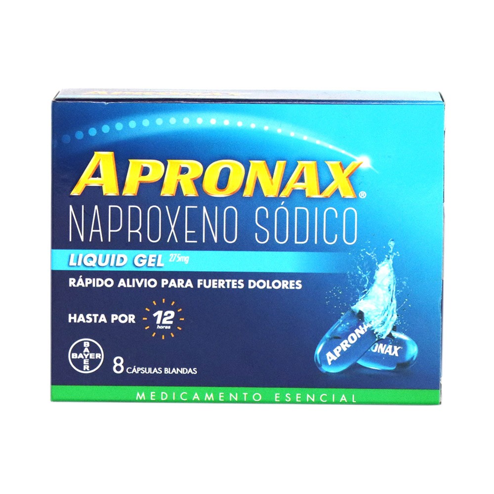 APRONAX LIQUIDO GEL 8CAPS x 275MG