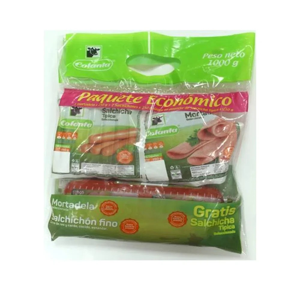 PAQUETE DE CARNES FRIAS COLANTA  x 600GR