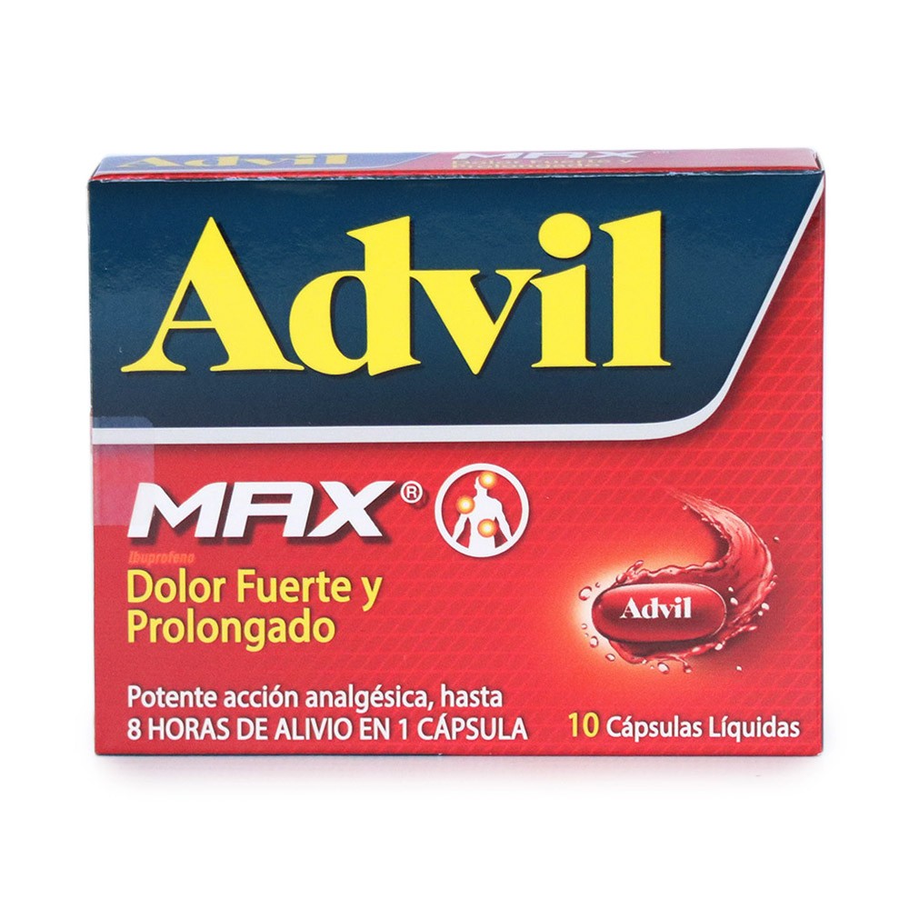 ADVIL MAX  x 10 CAPSULAS