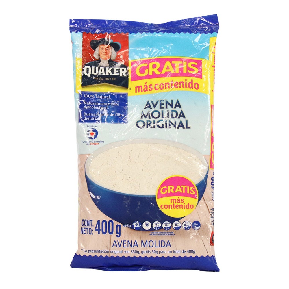 AVENA MOLIDA  QUAKER *400GR