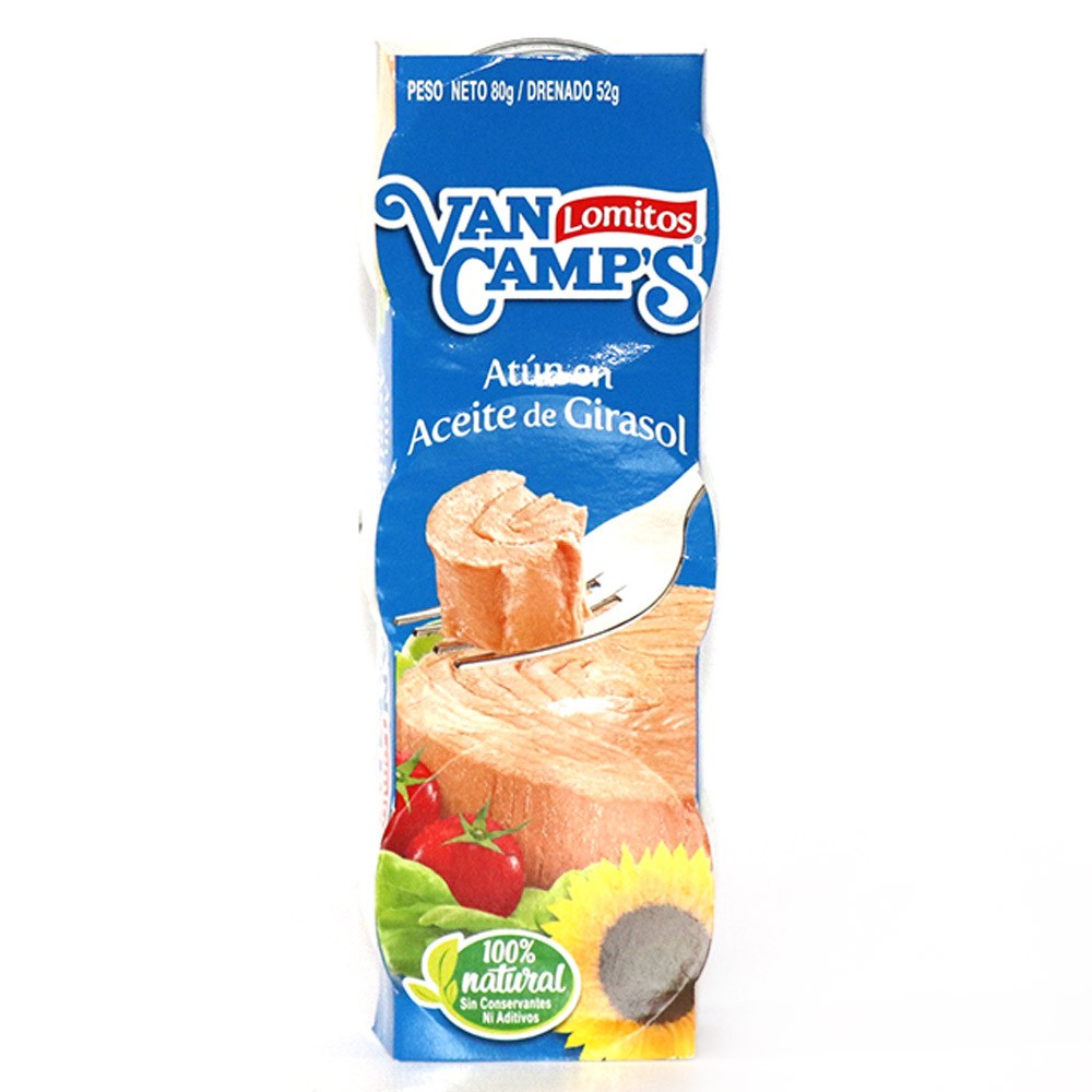 ATUN EN ACEITE VANCAMPS X3 x 80GR