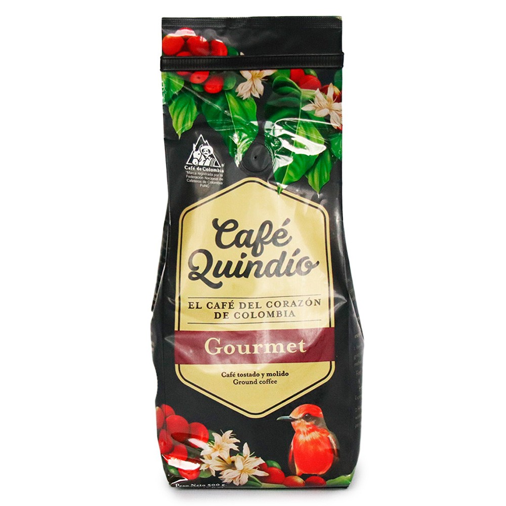 CAFÉ QUINDIO GOURMET MOLIDO  x 500GR