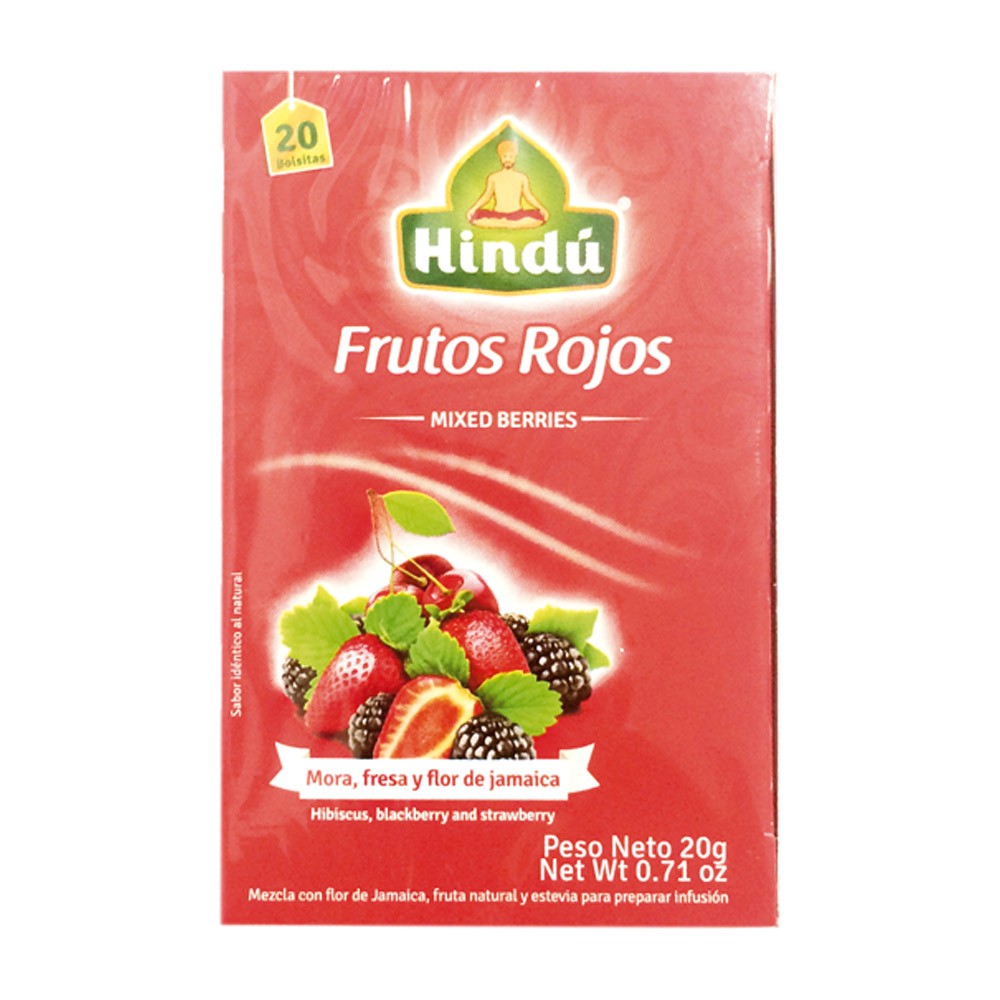 INFUSION FRUTOS ROJOS HINDU  x 20GR