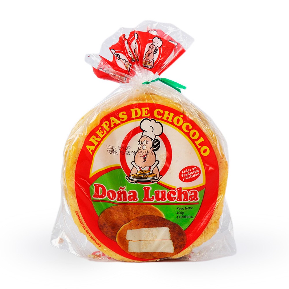 AREPA DE CHOCOLO DOÑA LUCHA  x 400GR