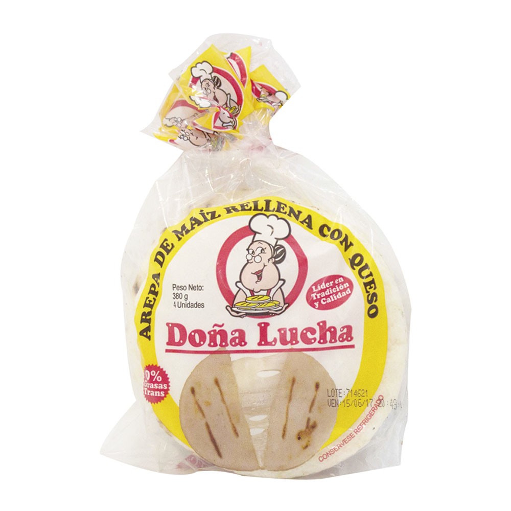 AREPA DE QUESO DOÑA LUCHA  x 380GR