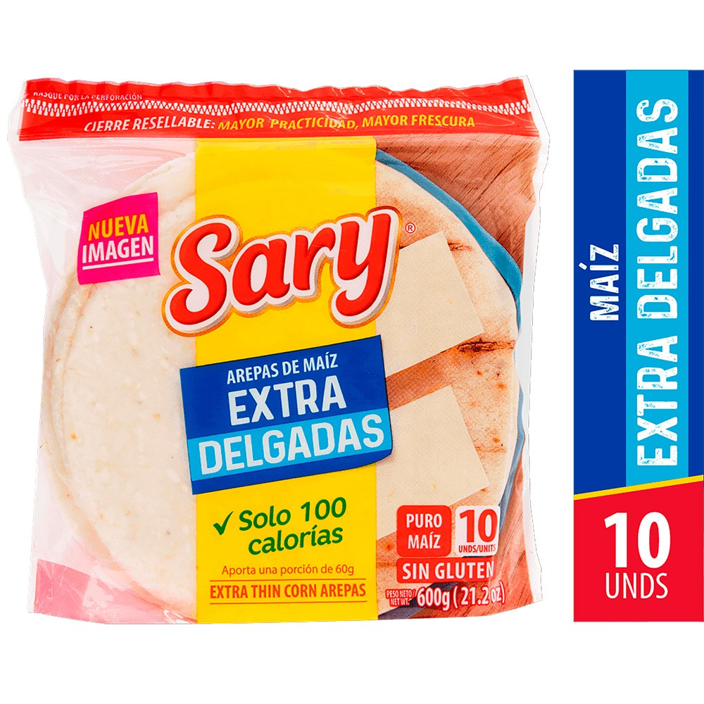 AREPA TELA BLANCA E/DELG SARY x 600GR