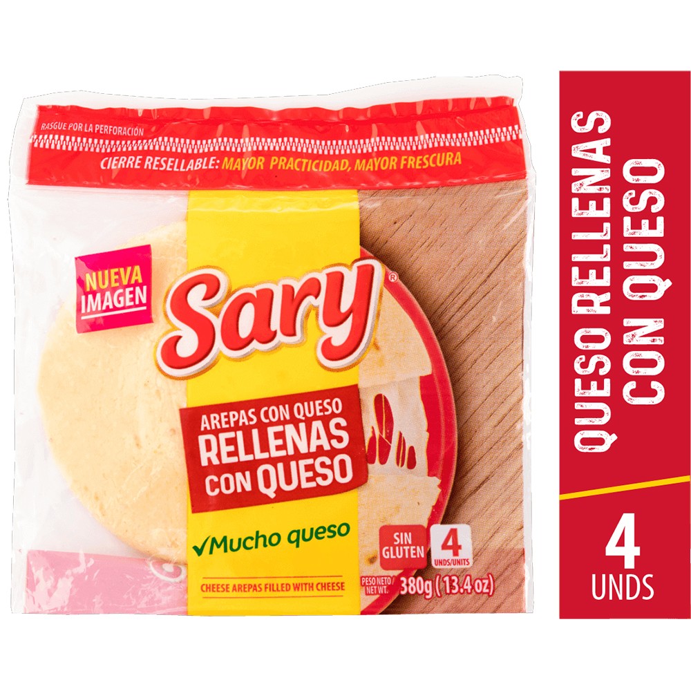 AREPA DE QUESO RELL SARY  x 380GR