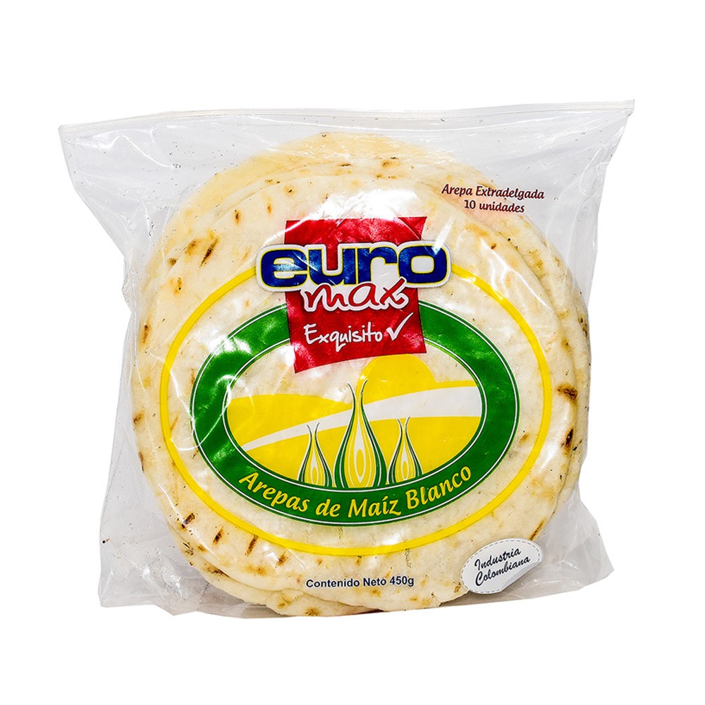 AREPA TELA BLANCA EUROMAX  x 450GR