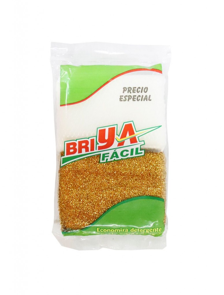 ESPONJA ORO PLATA BRIYA FACIL