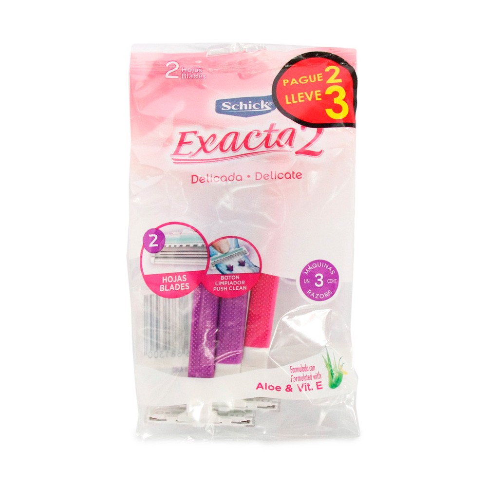 MAQUINA EXACTA DELICADA SCHICK PG2LLEV3