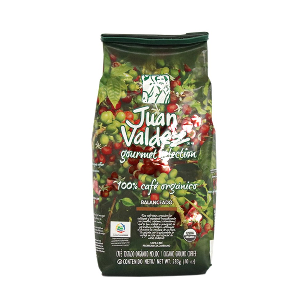 CAFE ORGANICO JUAN VALDEZ x 283 GR
