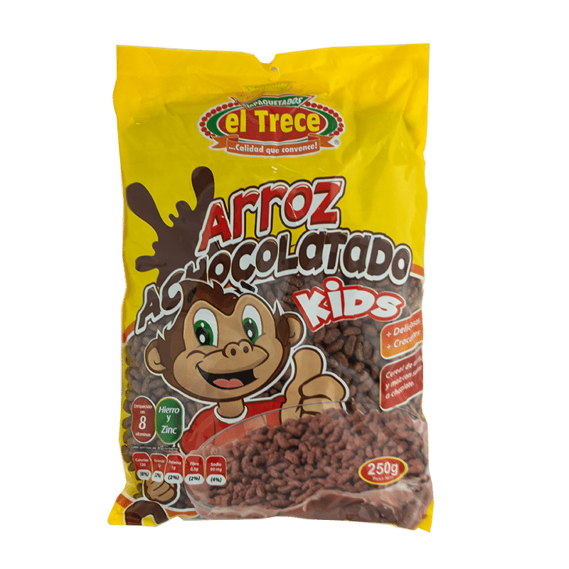 CEREAL ARROZ CHOCOLATE 250 GR Presentación: UNI