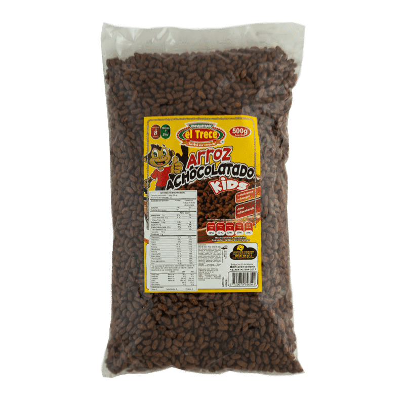 CEREAL ARROZ CHOCOLATE 500 GR Presentación: UNI