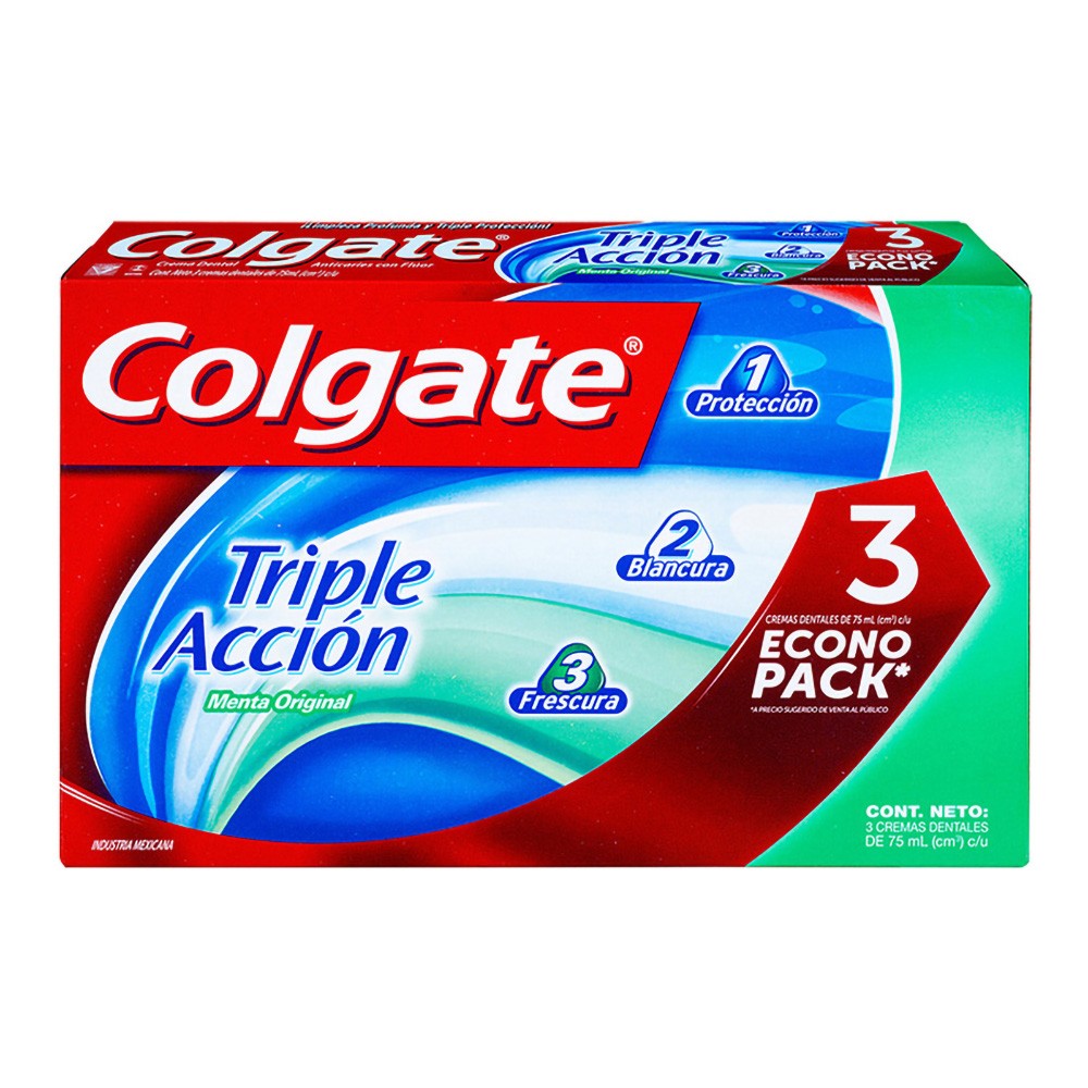 CREMA DENTAL COLGATE T/ACCION 3UND *75ML