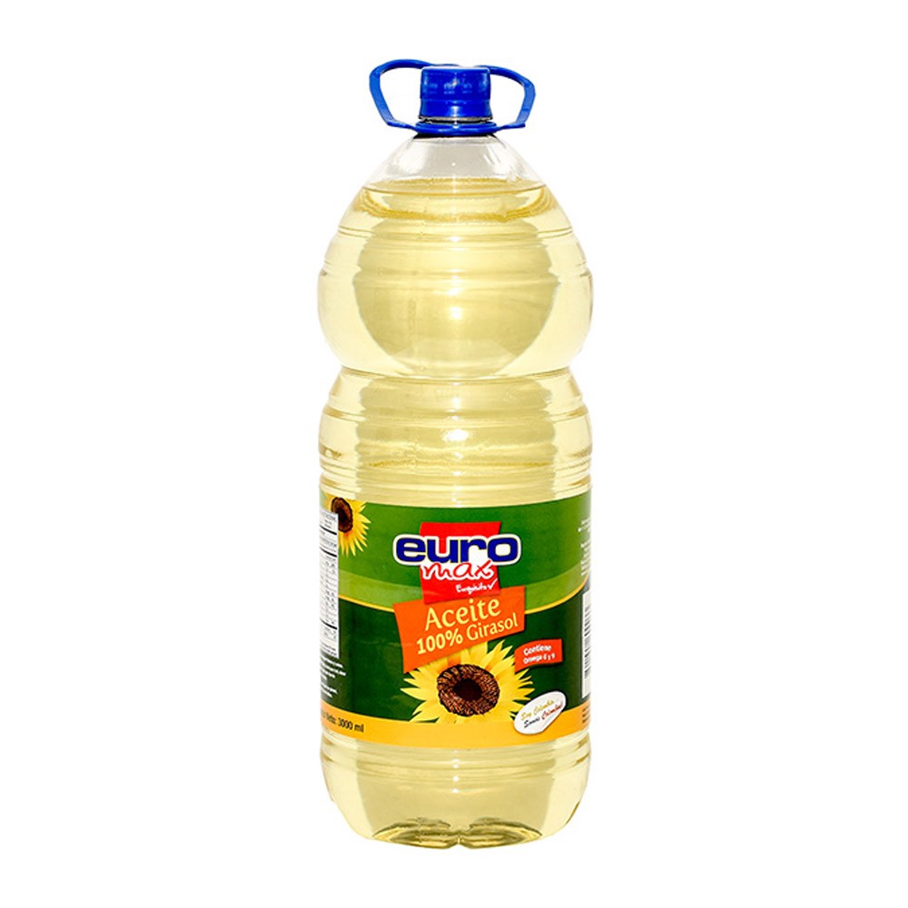ACEITE GIRASOL 100%  EUROMAX  x 3000ML