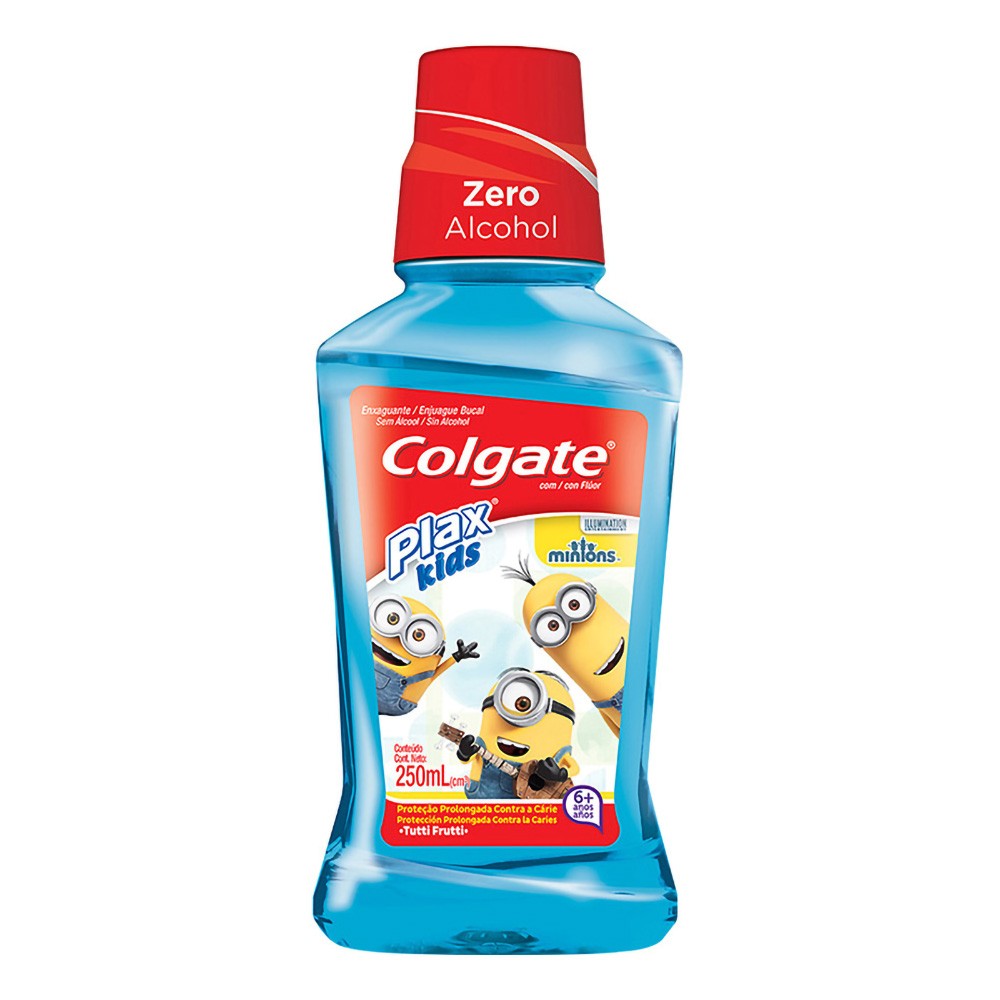 ENJUAGUE COLGATE PLAX KIDS MINIONS*250ML
