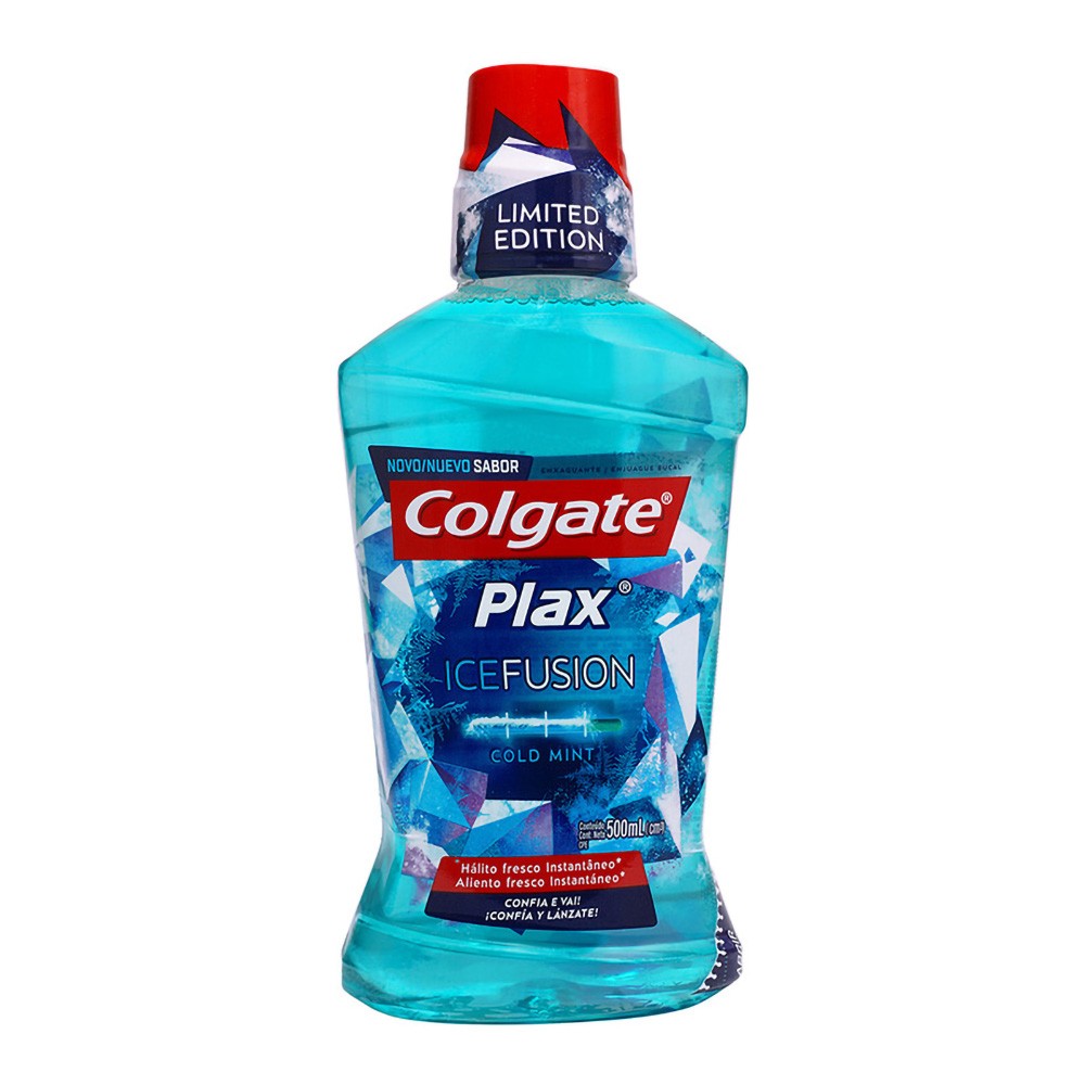 ENJUAGUE COLGATE PLAX ICE FUSION x 500ML