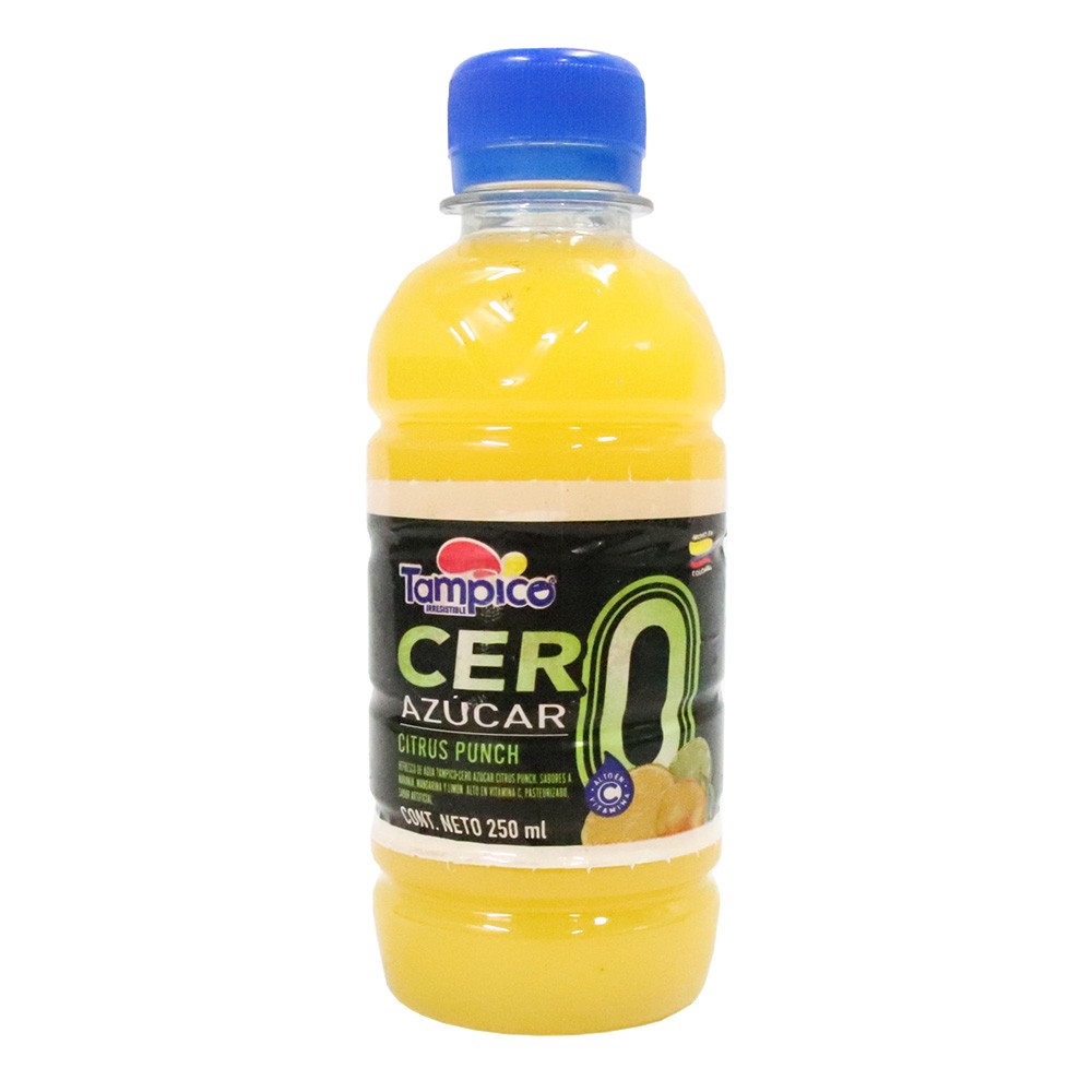 TAMPICO CERO CITRUS BOTELLA*250ML