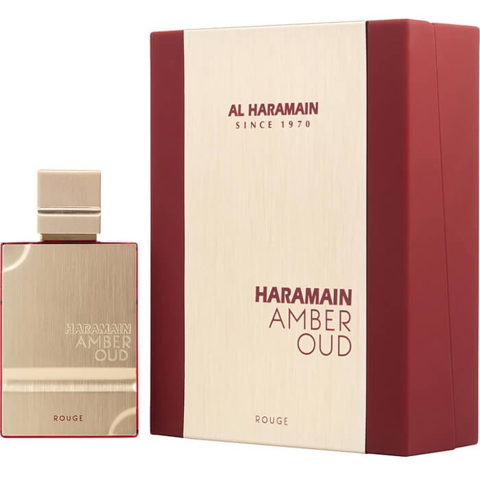 Loción Perfume Al Haramain Amber Oud Rouge Edition 60ml EDP Unisex Original Garantizada