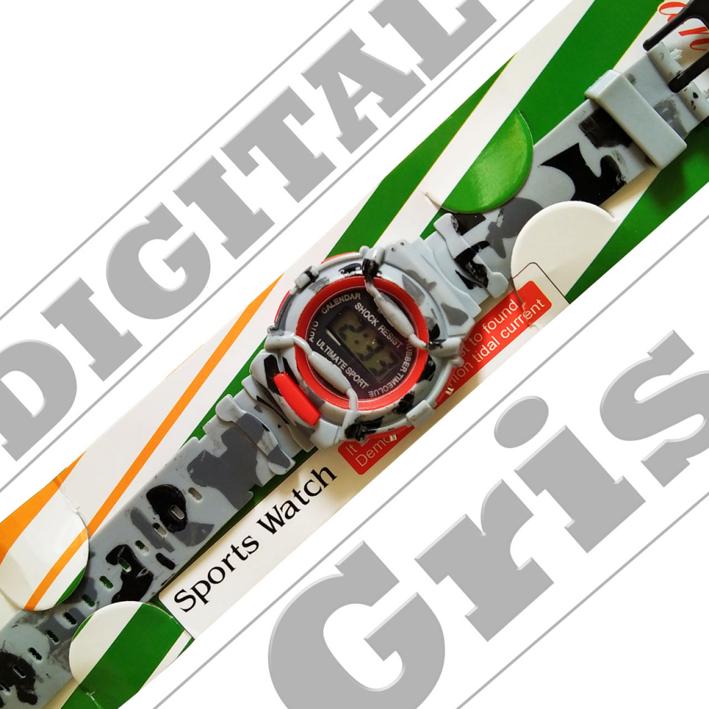 RELOJ NIÑO CAMUFLAJE JUGUETE LED DIGITAL JUGUETERIA PULSO