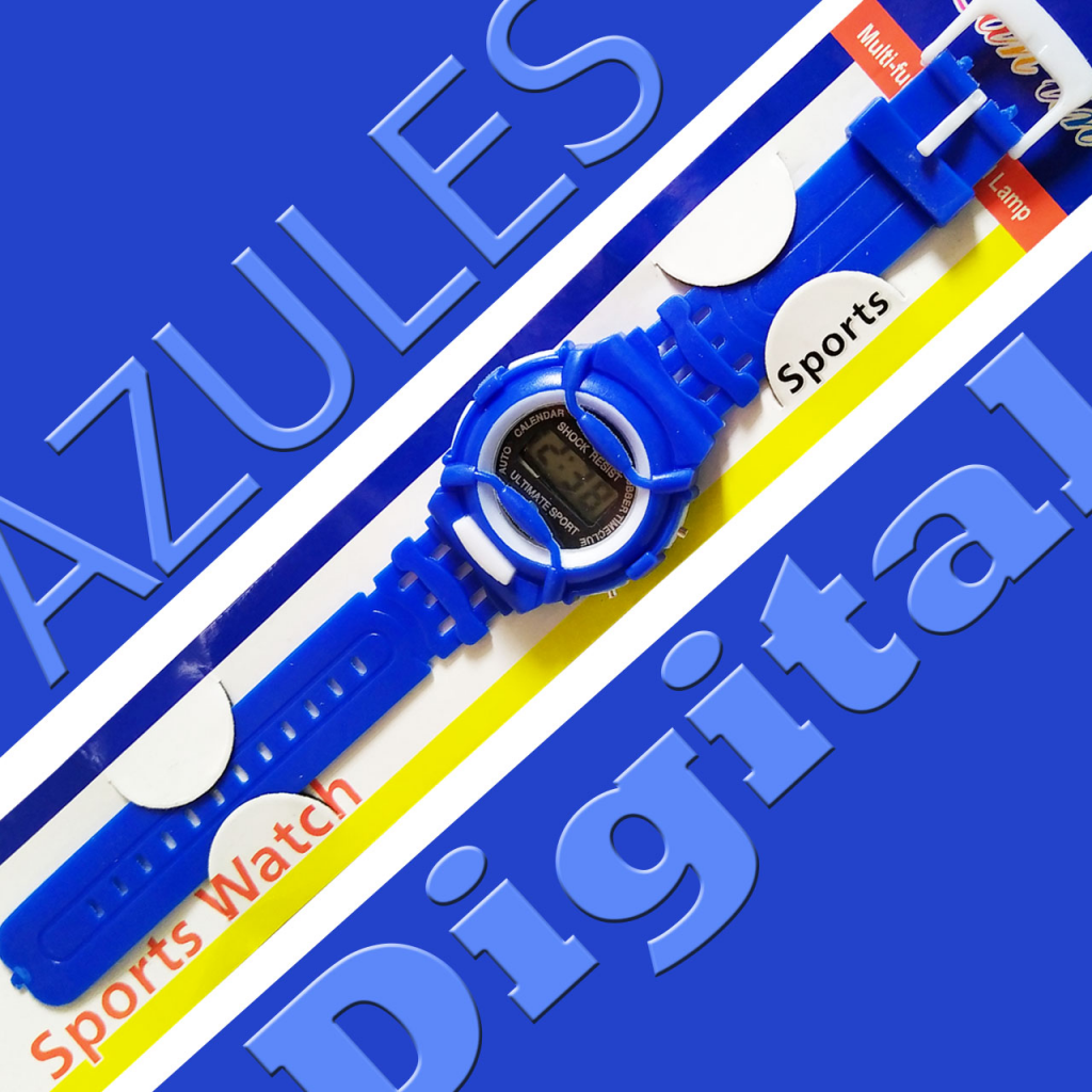 RELOJ NIÑO JUGUETE LED DIGITAL JUGUETERÍA PULSO