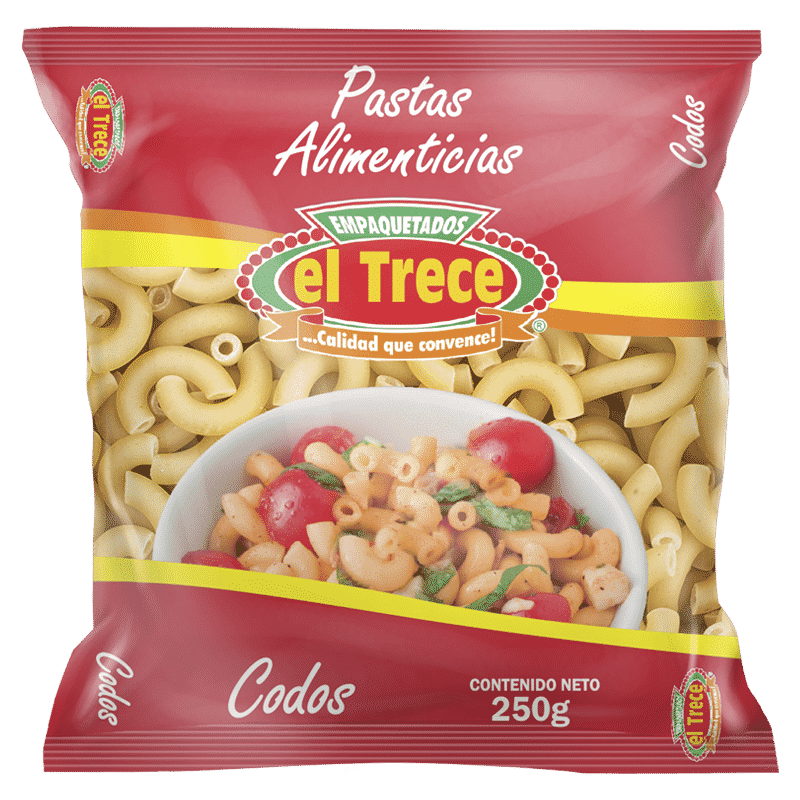 PASTAS CODOS 250 GR Presentación: PX24