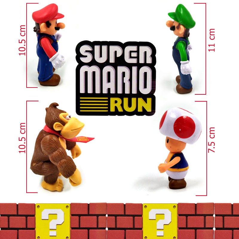 FIGURAS MARIO BROS SET 2 JUGUETERÍA MUÑECOS JUGUETES COLECCIÓN